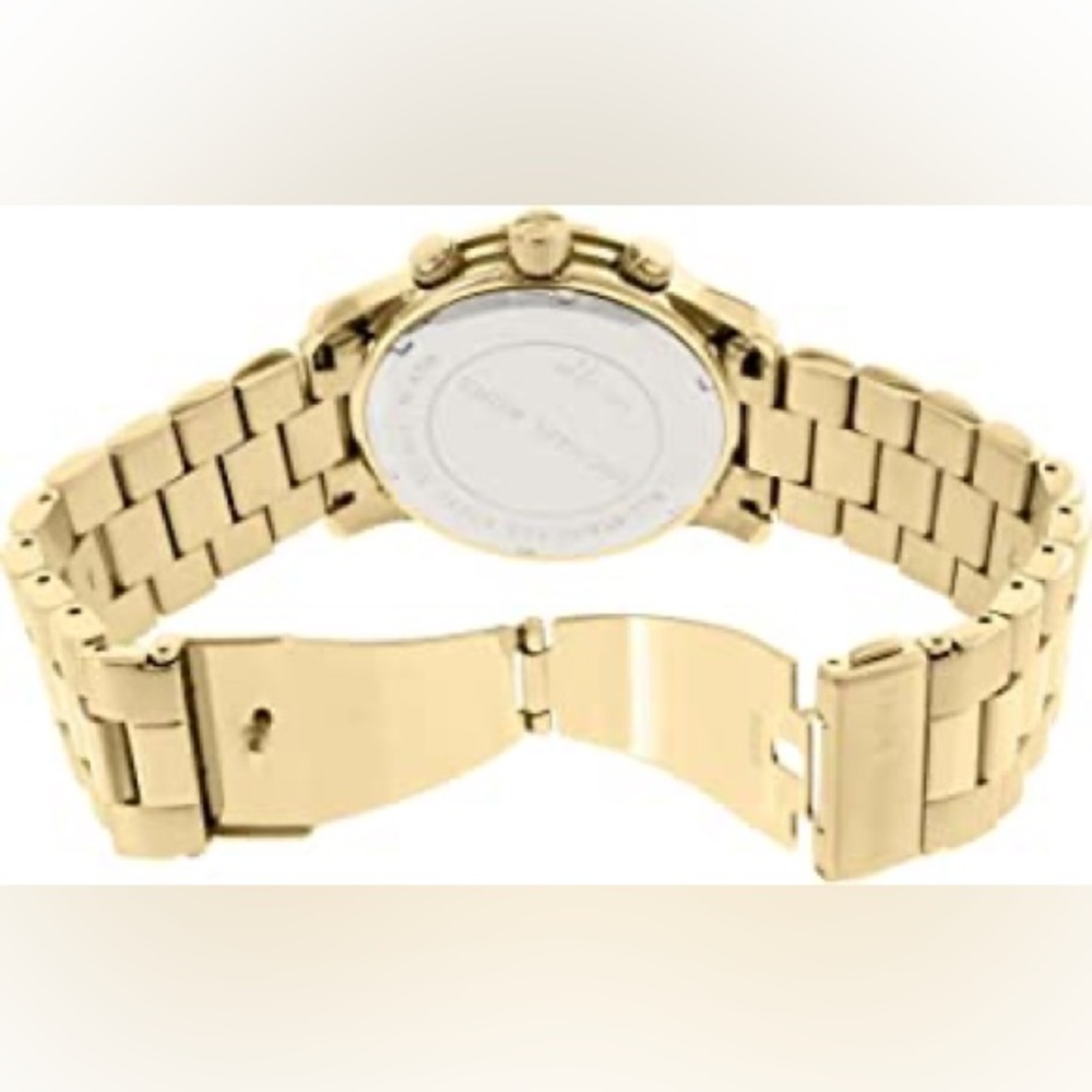 Authentic Michael Kors MK5575 Gold Stainless Steel Quartz Chronograph Wristwatch - Picture 3 of 8